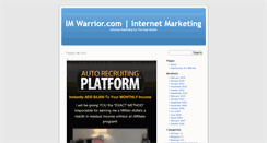 Desktop Screenshot of imwarrior.com